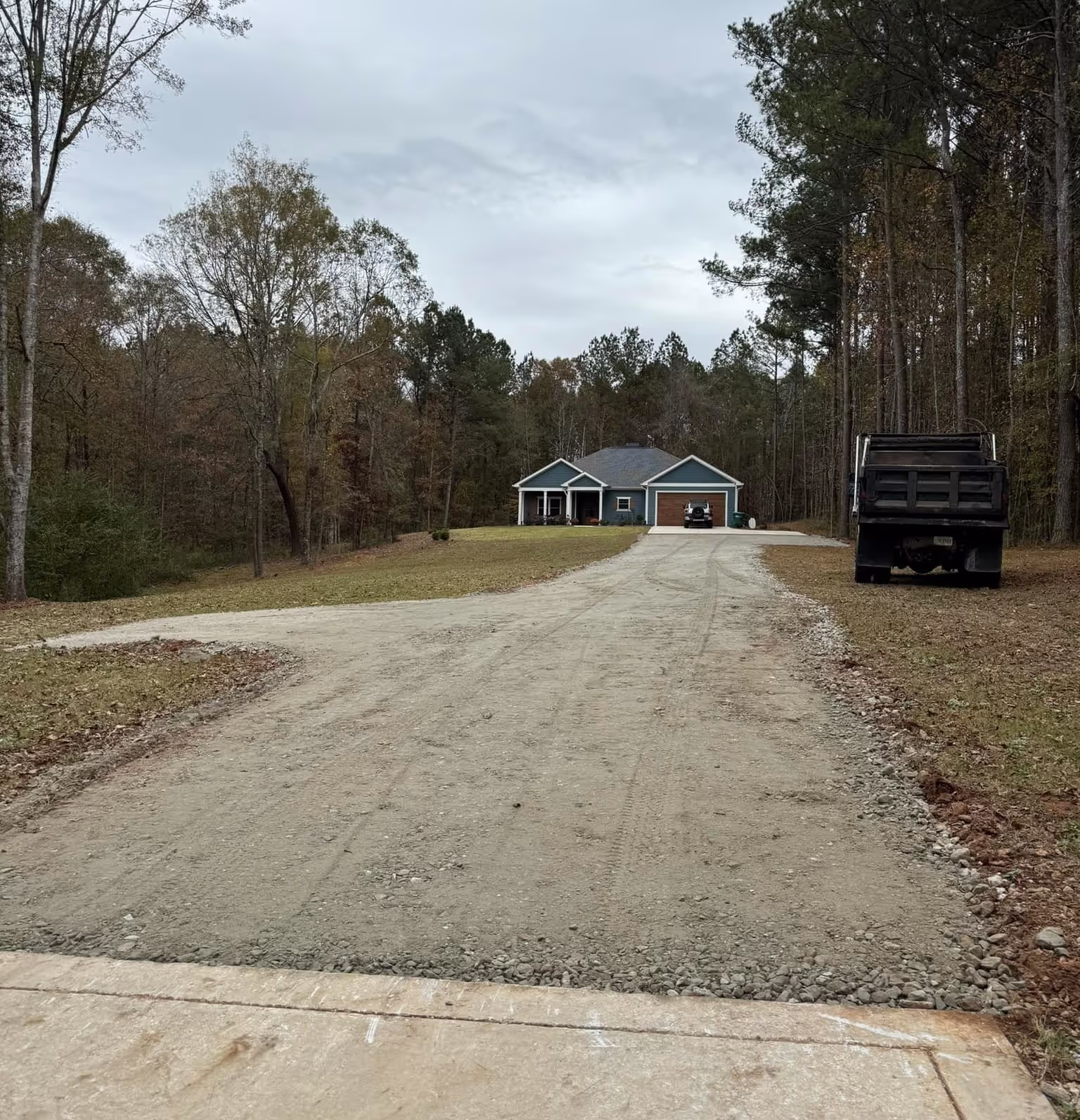 Asphalt paving project by Apex Paving